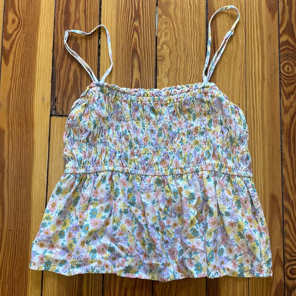 AE floral tank